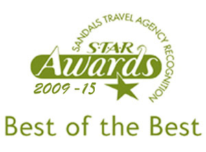 Sandals Best of The Best Award Winners 2009-2014